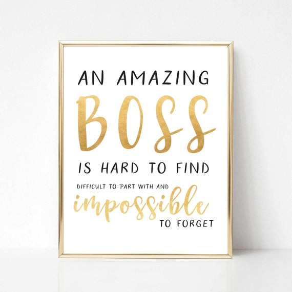 Thanksgiving Quotes For Boss
 Digital Boss Quote Gift Best Boss Quote Gift Boss