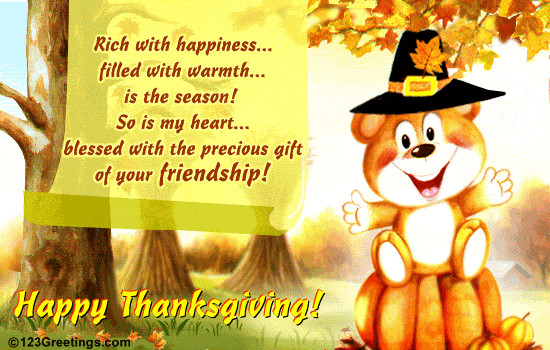 Thanksgiving Quotes Friendship
 Thanksgiving Day Quotes For Friends QuotesGram