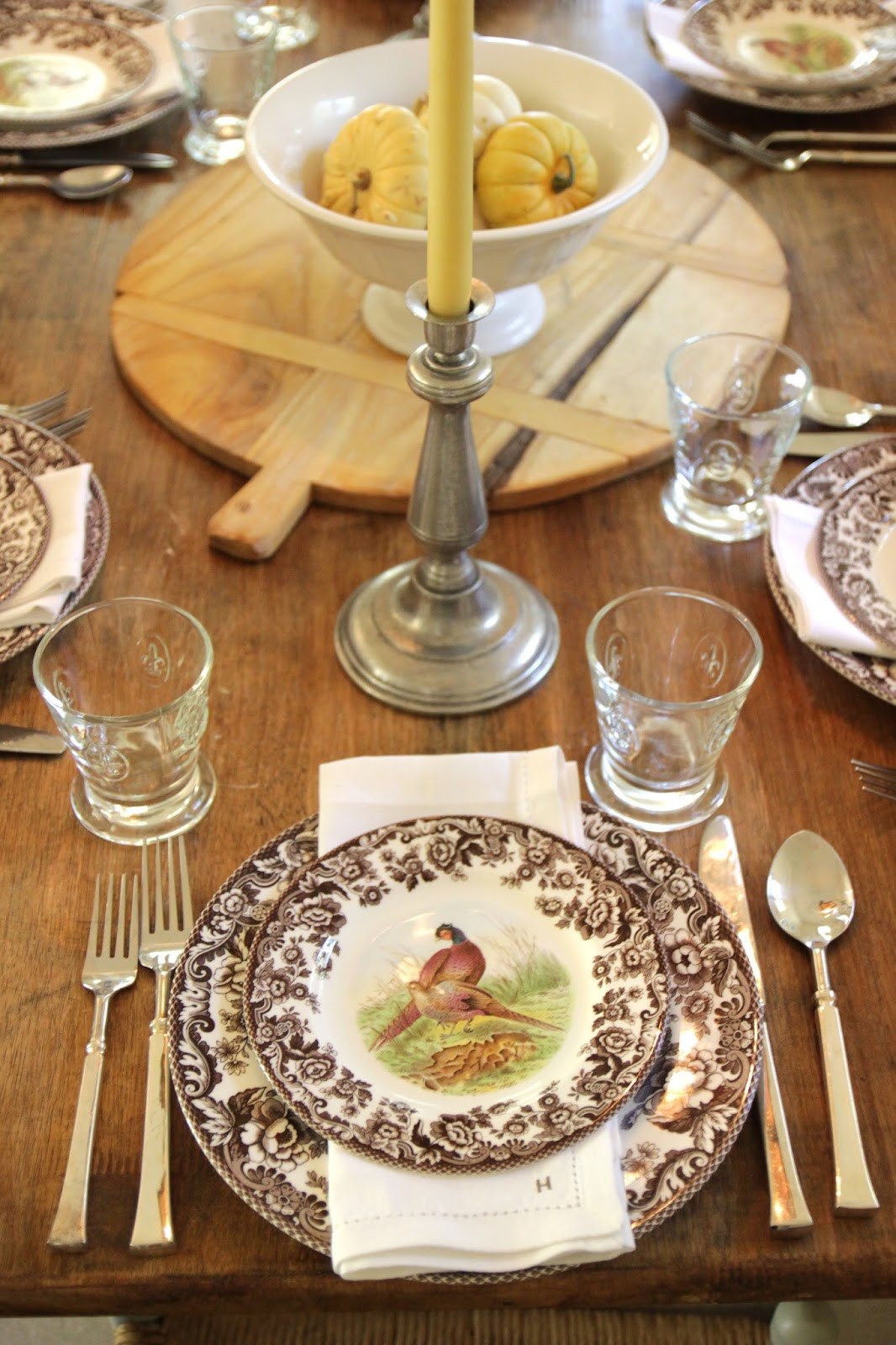 Thanksgiving Table Setting
 Jenny Steffens Hobick Thanksgiving Tables