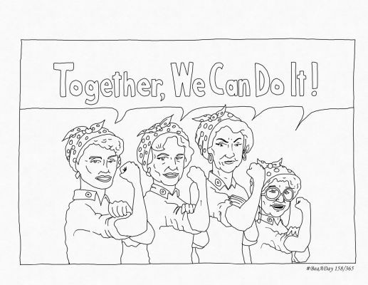 The Golden Girls Coloring Book
 Mike Denison offers a ‘Golden Girls ’ opportunity to