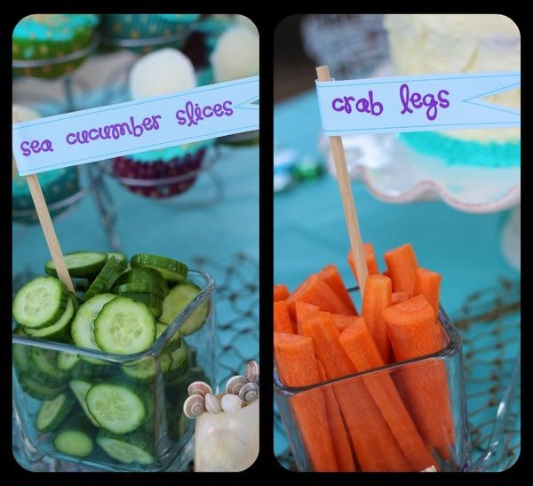 The Little Mermaid Party Food Ideas
 little mermaid party fun undersea names for food