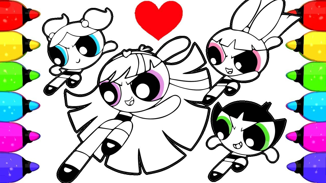 The Powerpuff Girls Coloring Book
 Powerpuff Girls Coloring Book Pages for Kids
