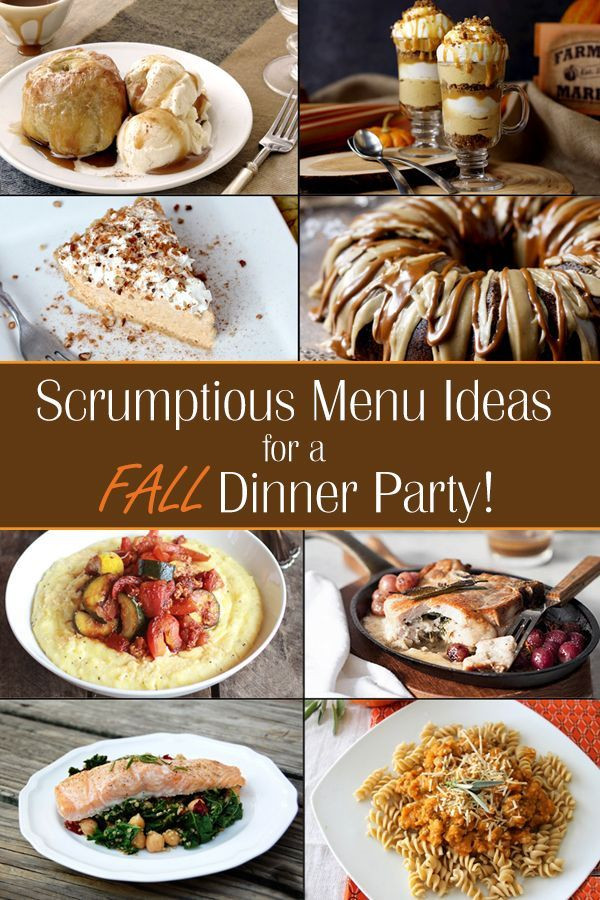 Themed Dinner Party Ideas
 Fall Dinner Party Menu Ideas Ideas for throwing a fall