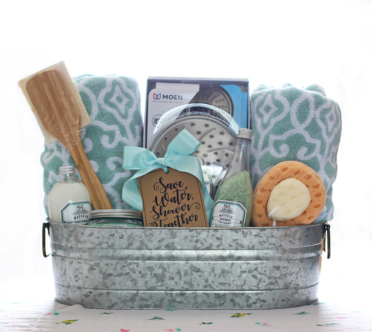 Themed Gift Basket Ideas
 Shower Themed DIY Wedding Gift Basket Idea The Craft Patch