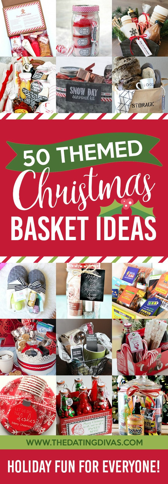 Themed Gift Basket Ideas
 50 Themed Christmas Basket Ideas The Dating Divas