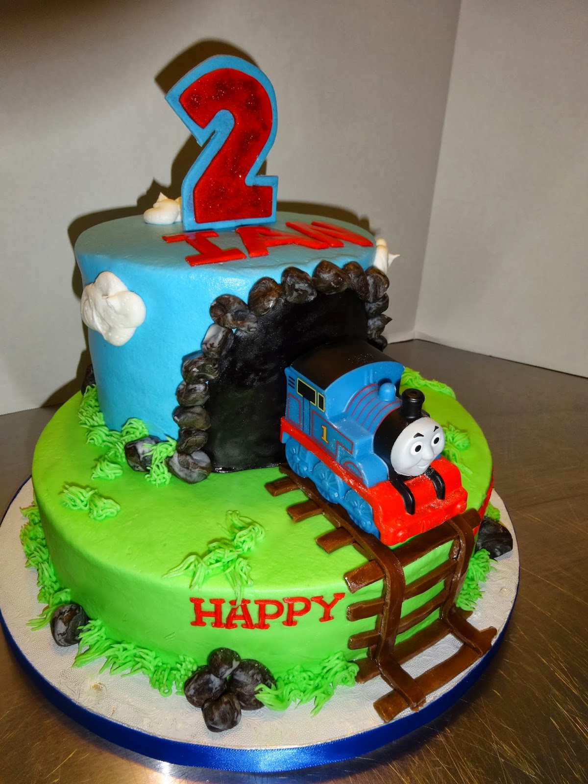 Thomas Train Birthday Cake
 Cakes by Paula Thomas the Train birthday Party
