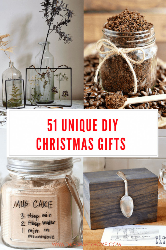 Thoughtful DIY Gifts
 51 Creative DIY Christmas Gifts