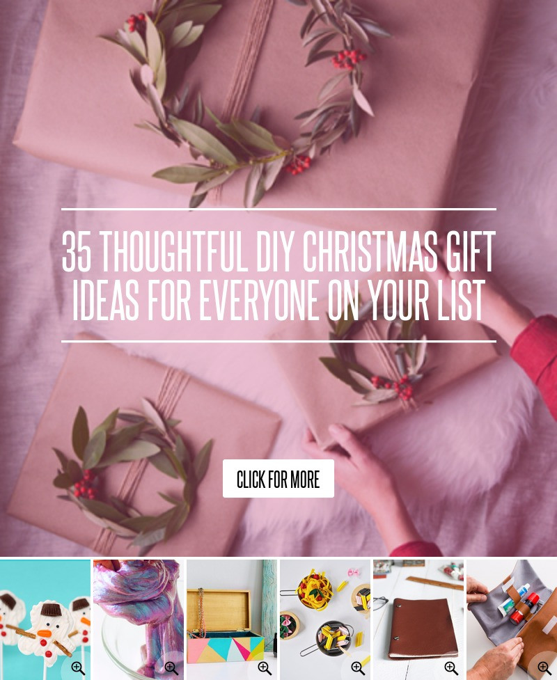 Thoughtful DIY Gifts
 35 Thoughtful 🤶 DIY Christmas Gift Ideas for Everyone on