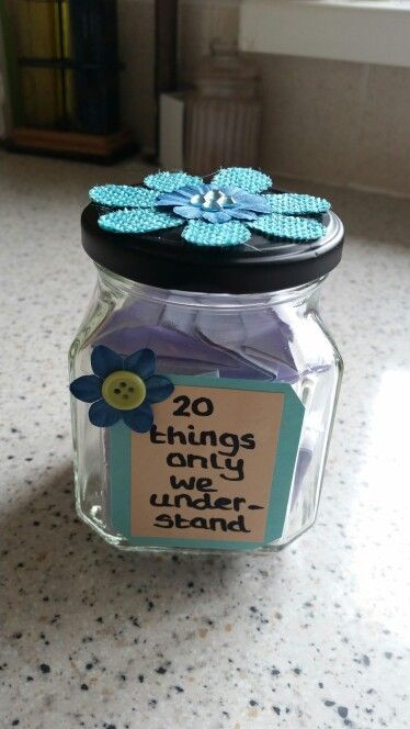Thoughtful DIY Gifts
 DIY jar t For best friend sister partner