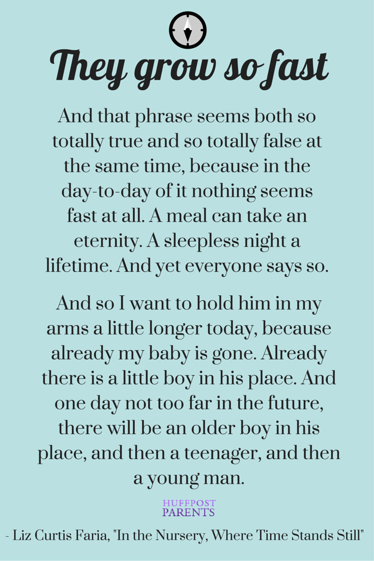 Time Flies Quotes For Baby
 In The Nursery Where Time Stands Still
