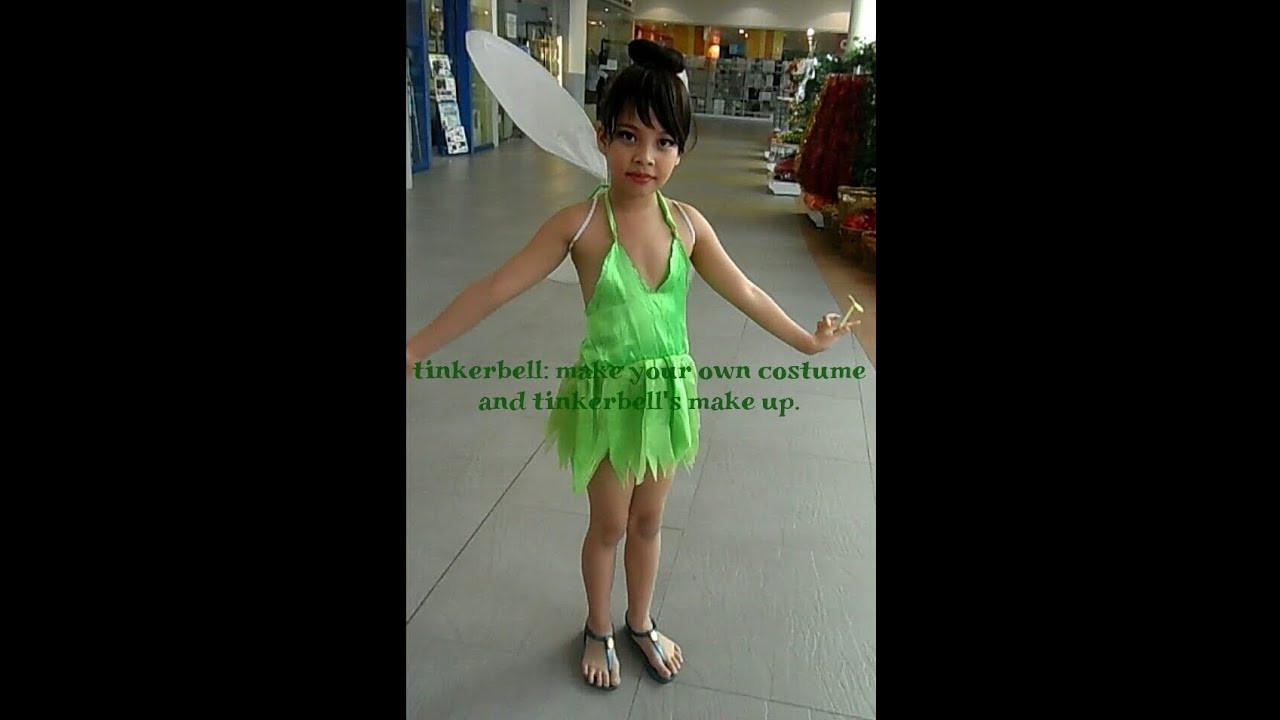 Tinkerbell Costume DIY
 DIY Do your own Tinkerbell costume and make up