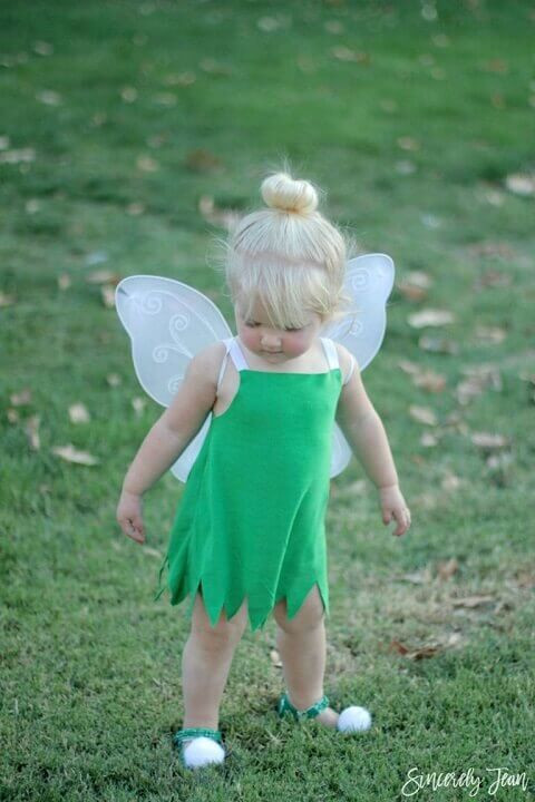 Tinkerbell Costume DIY
 30 Easy Halloween Costumes Ideas for Kids and Toddlers