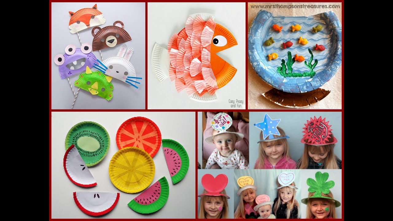 Toddler Art Craft
 Kid Craft Ideas – Paper Plate Crafts