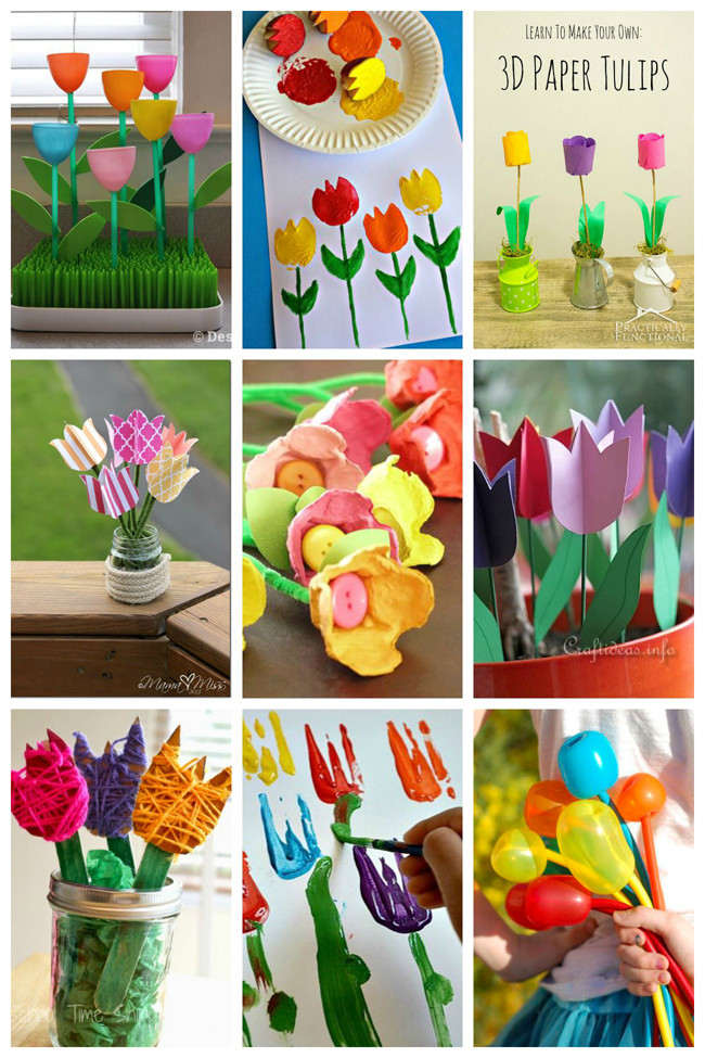 Toddler Art Craft
 25 Tulip Crafts for Kids