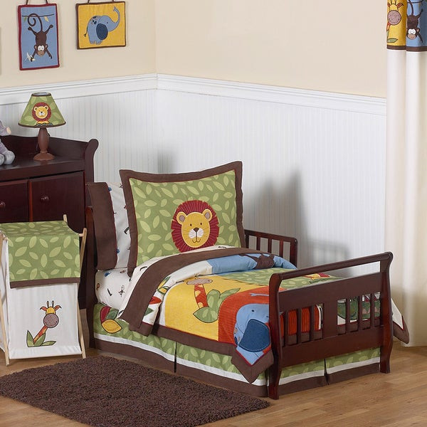 Toddler Bedroom Sets For Boy
 Shop Sweet Jojo Designs Boy 5 piece Jungle Time Toddler
