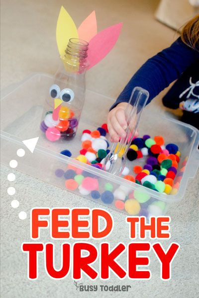 Toddler Craft Activities
 Will your toddler Feed the Turkey