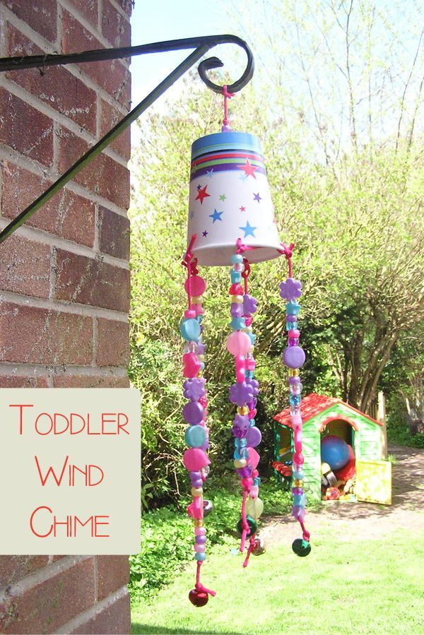 Toddler Craft Activities
 Recycled Wind Chime Craft