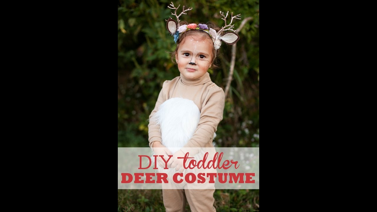 Toddler Deer Costume DIY
 DIY Toddler Deer Costume