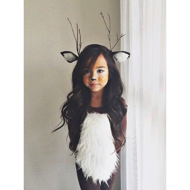 Toddler Deer Costume DIY
 So cute Deer costume