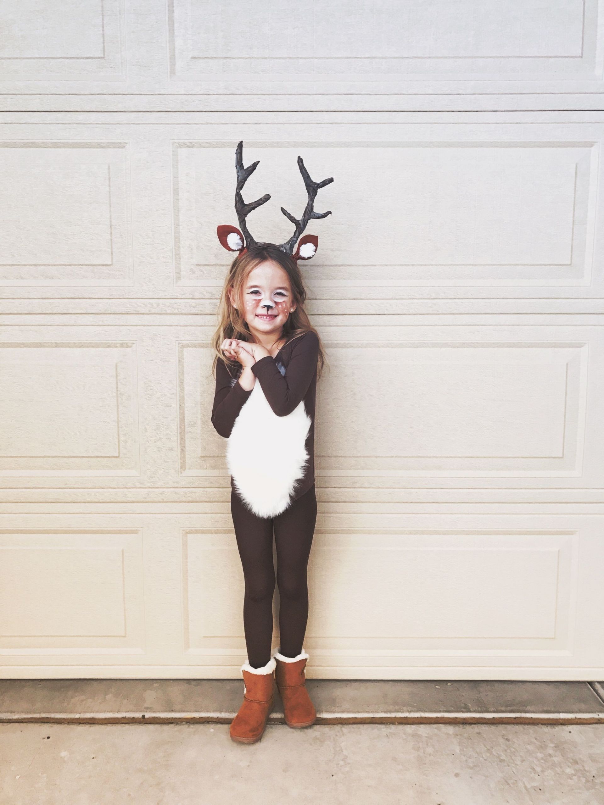 Toddler Deer Costume DIY
 Little Girl Deer Costume