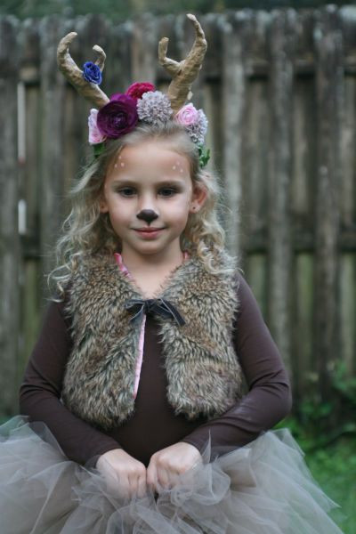 Toddler Deer Costume DIY
 Toddler deer costume fawn costume