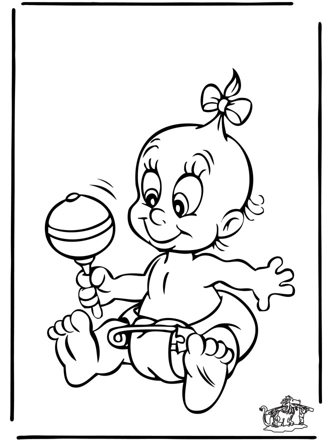 Toddler Girl Coloring Pages
 Newborn Baby Girl Coloring Pages Coloring Home