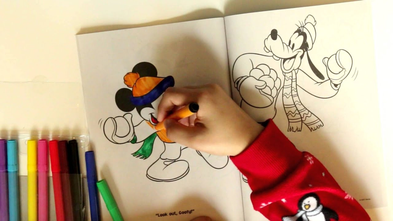 Toddlers Coloring Books
 mickey mouse color book kids fun kinder eggs drawing