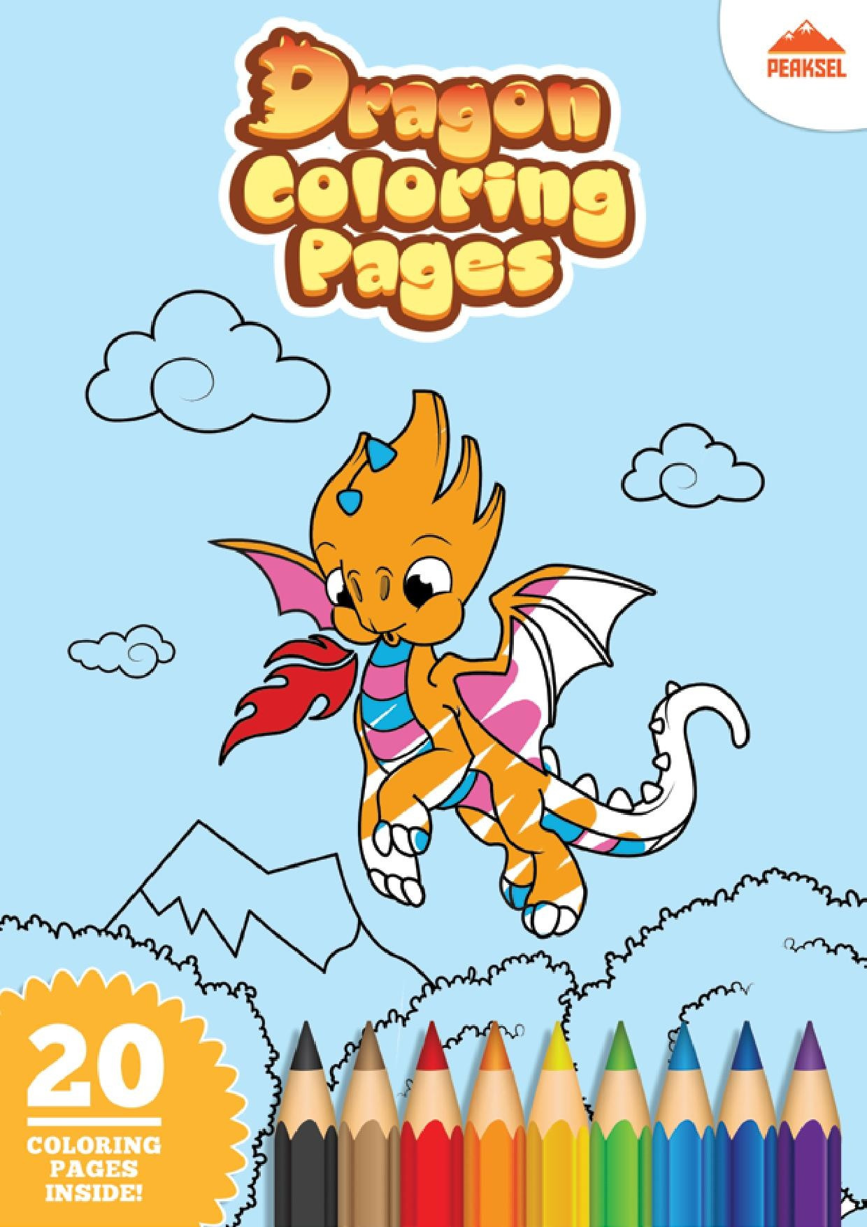 Toddlers Coloring Books
 File Dragon Coloring Pages Printable Coloring Book for