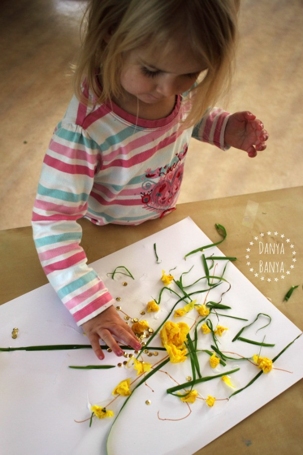 Toddlers Craft Activities
 Australian Wattle Craft for Kids Danya Banya