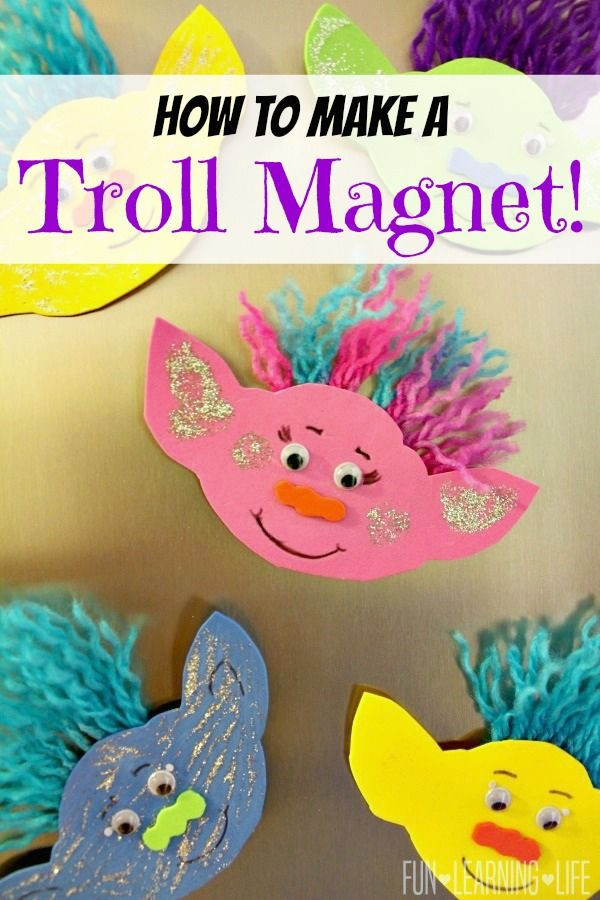 Toddlers Crafts Activities
 Pin on Trolls Party Board