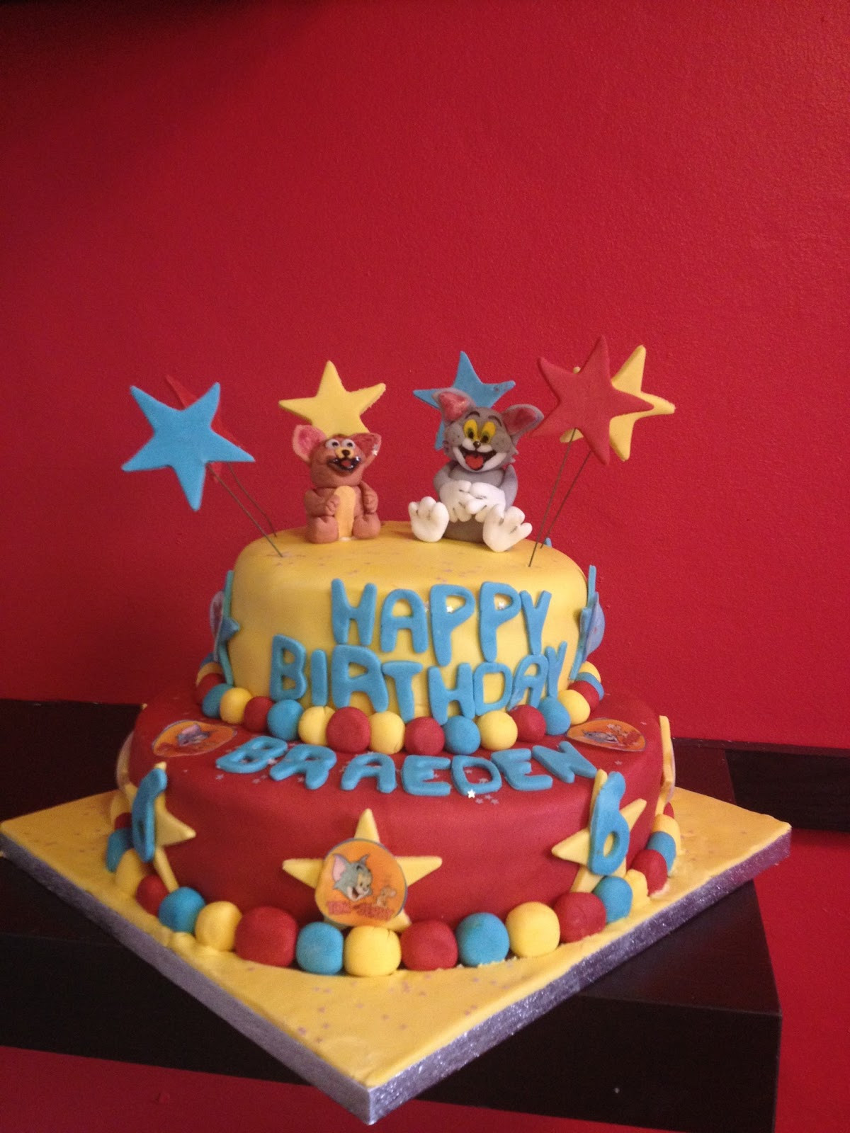 Tom And Jerry Birthday Cake
 Charlie s Cakes Tom and Jerry birthday cake