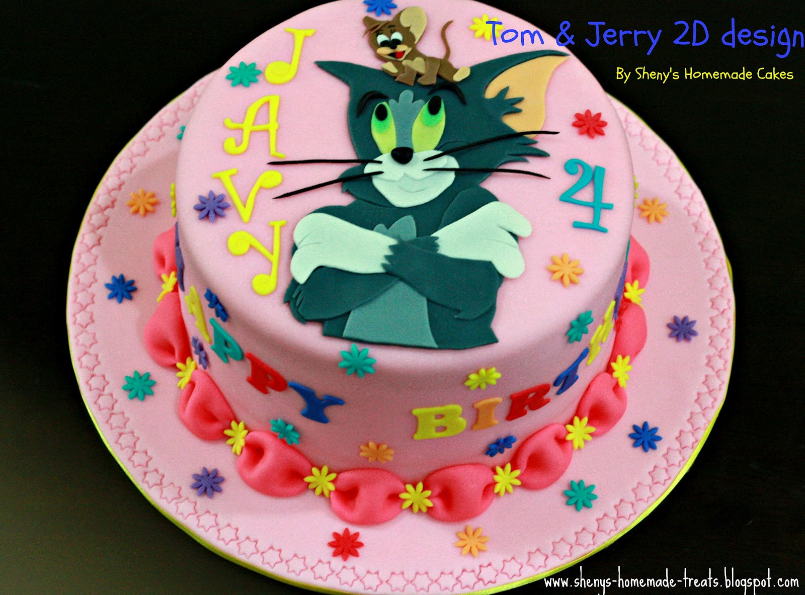 Tom And Jerry Birthday Cake
 Sheny s Homemade Treats Tom And Jerry Birthday Cake