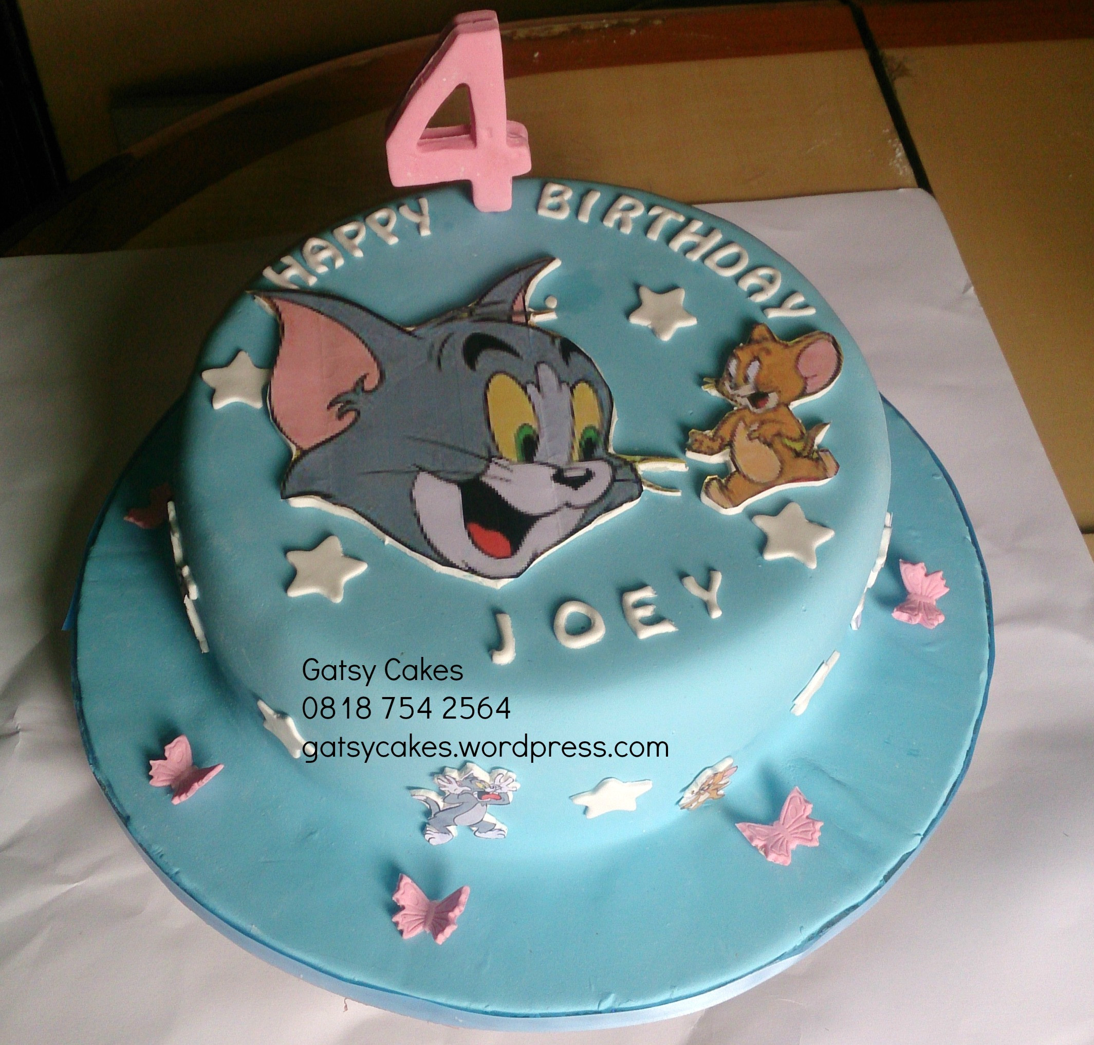 Tom And Jerry Birthday Cake
 Tom and Jerry cake