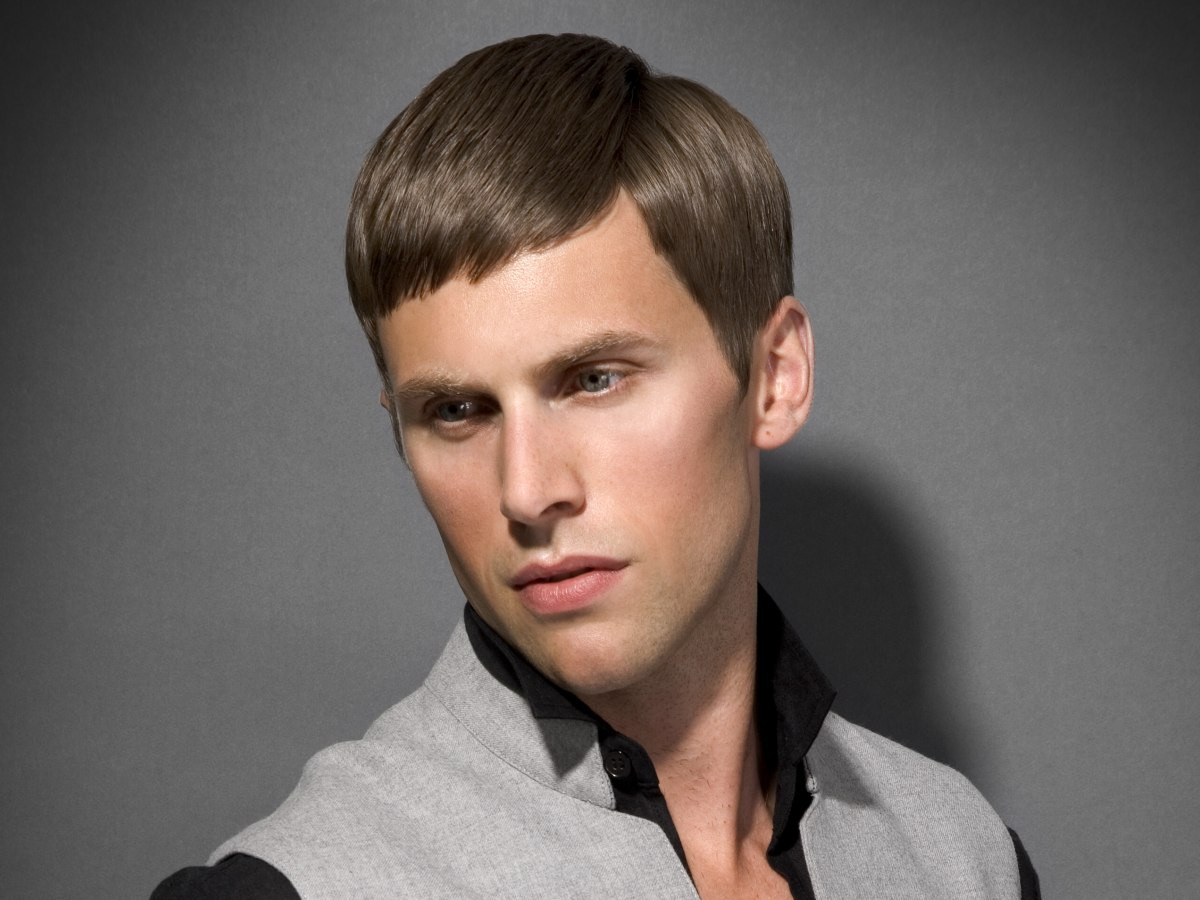 Traditional Mens Haircuts
 Traditional men s haircut with rounded cutting lines and a