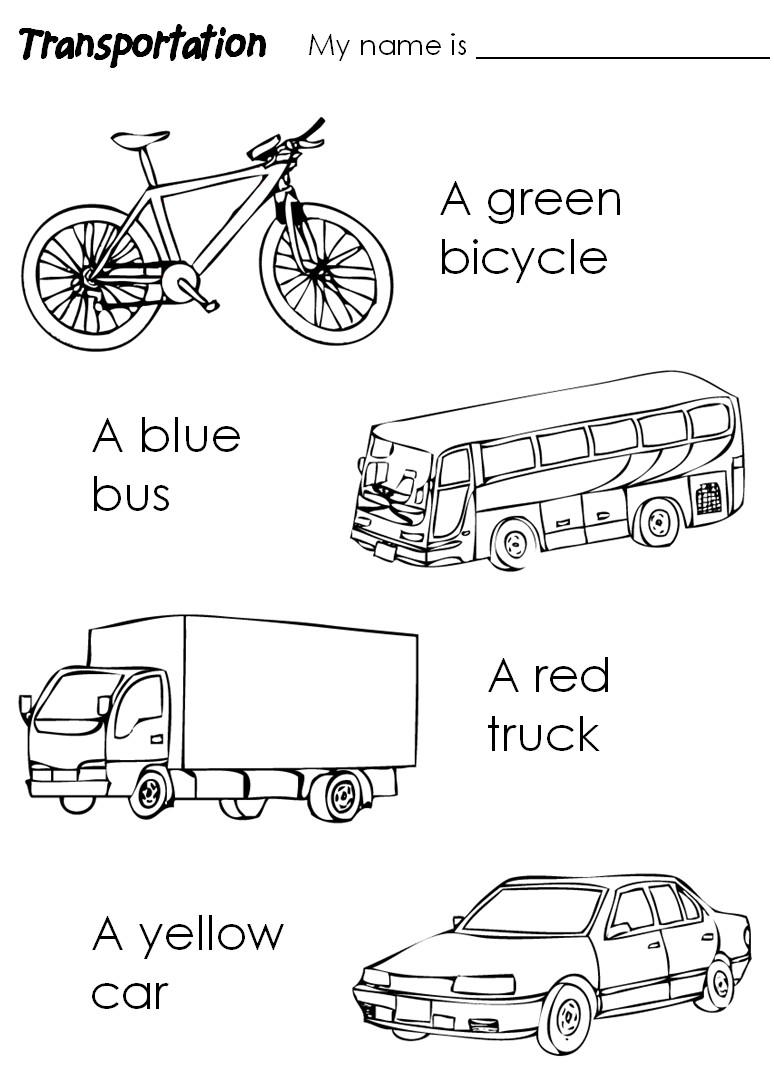 The top 20 Ideas About Transportation Coloring Pages for toddlers