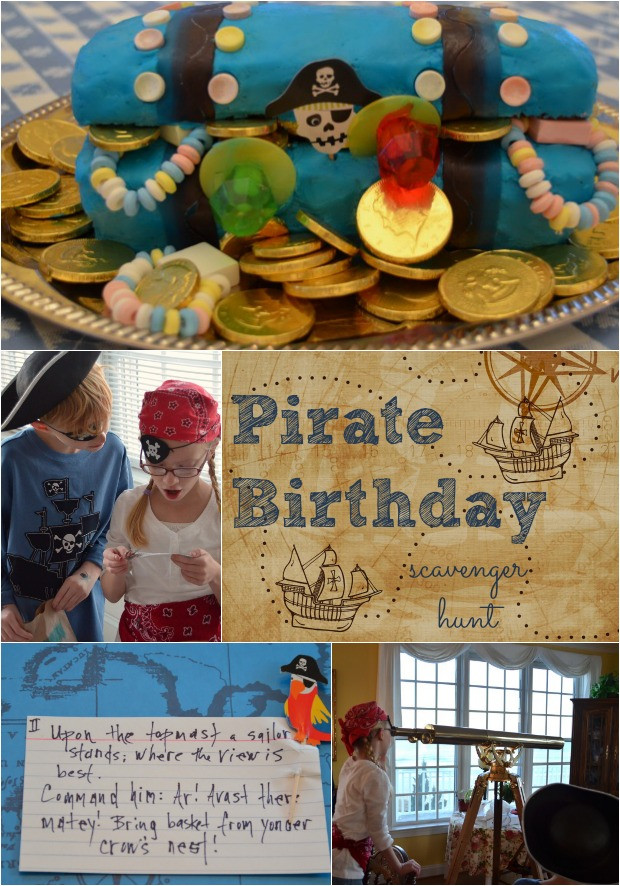 Treasure Hunt Birthday Party
 Pirate Birthday Party Scavenger Hunt Idea
