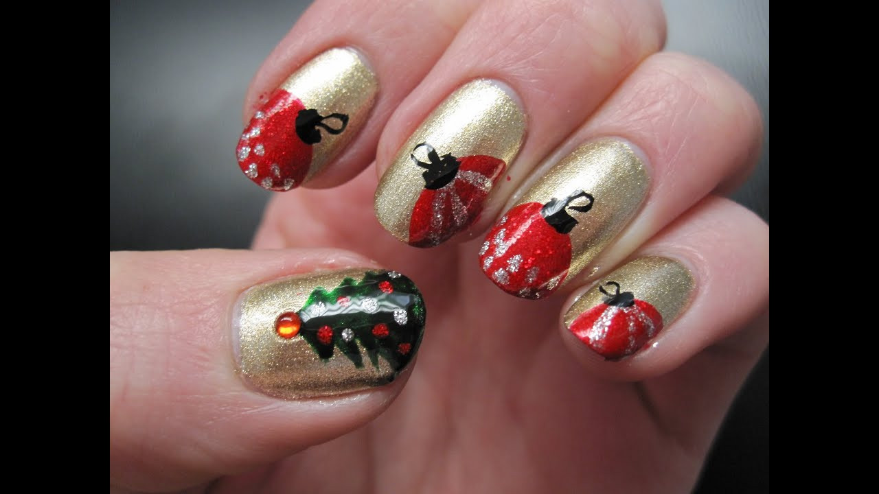 Tree Nail Designs
 Christmas Tree Nails Christmas Manicure