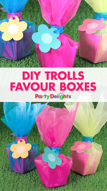 Trolls Party Ideas Diy
 DIY Trolls Favour Boxes