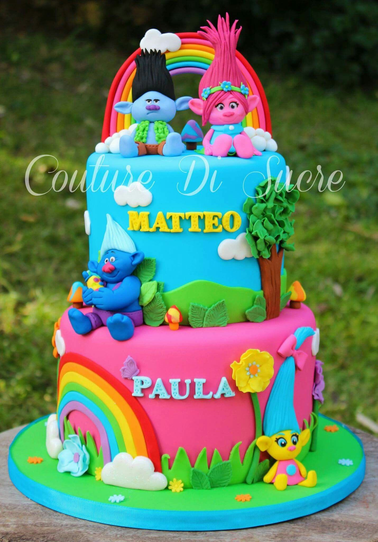 Trolls Pool Birthday Party Ideas
 Pin on Birthday cakes