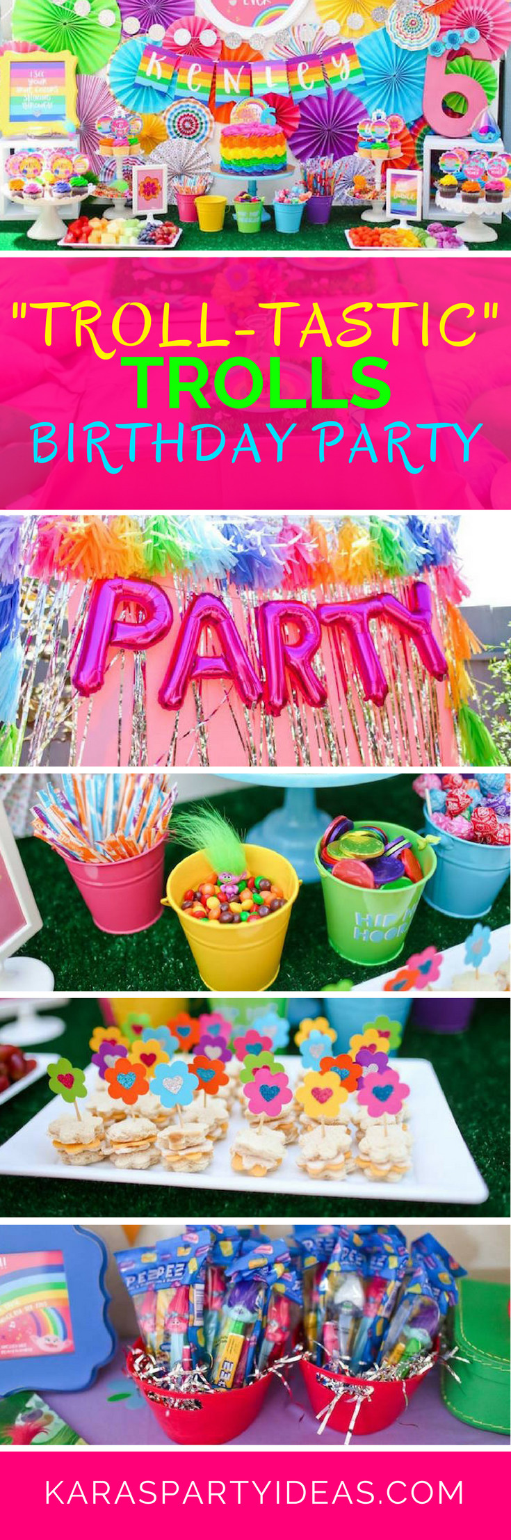 Trolls Pool Birthday Party Ideas
 Kara s Party Ideas "Troll tastic" Trolls Birthday Party