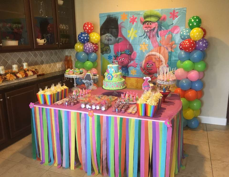 Trolls Pool Birthday Party Ideas
 Southern Blue Celebrations TROLL PARTY IDEAS