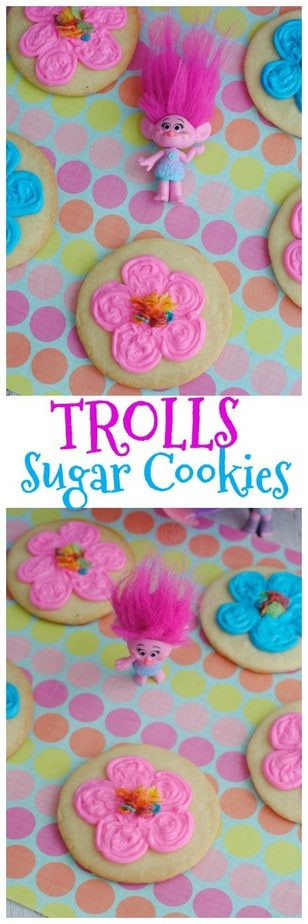 Trolls Sugar Cookies
 Trolls Inspired Sugar Cookies