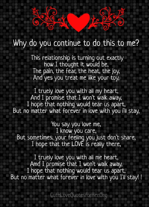 Troubled Marriage Quotes
 8 Most Troubled Relationship Poems for Him Her – Family