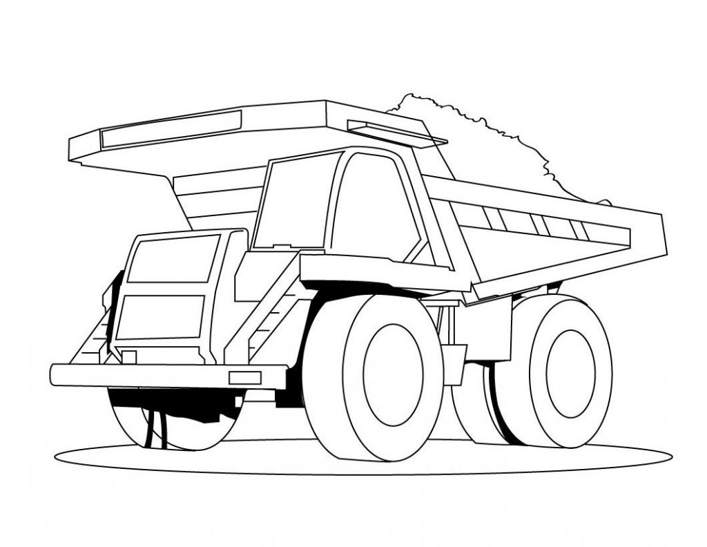 Truck Coloring Pages For Kids
 Free Printable Dump Truck Coloring Pages For Kids