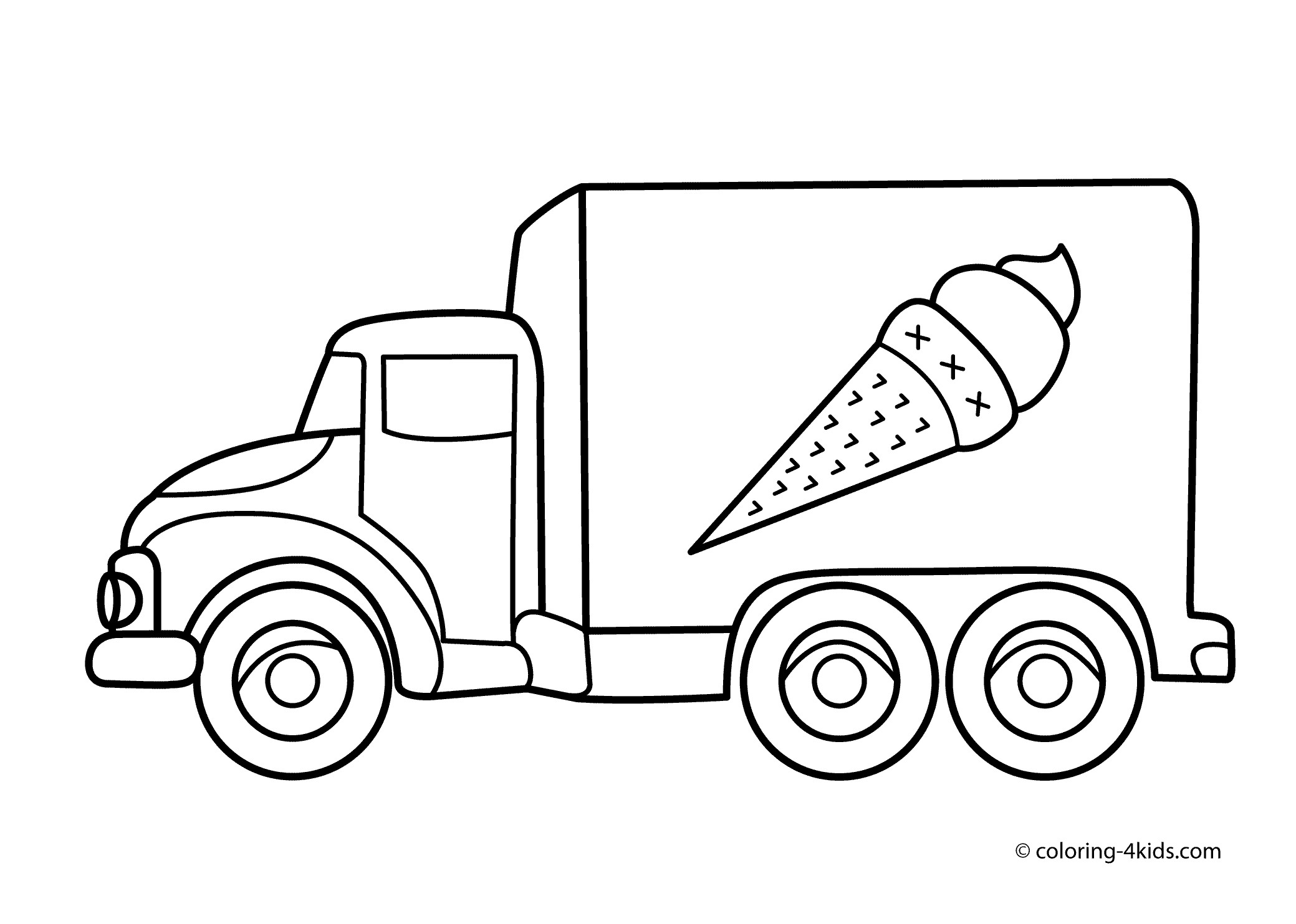 Truck Coloring Pages For Kids
 Free Truck For Kids Download Free Clip Art Free