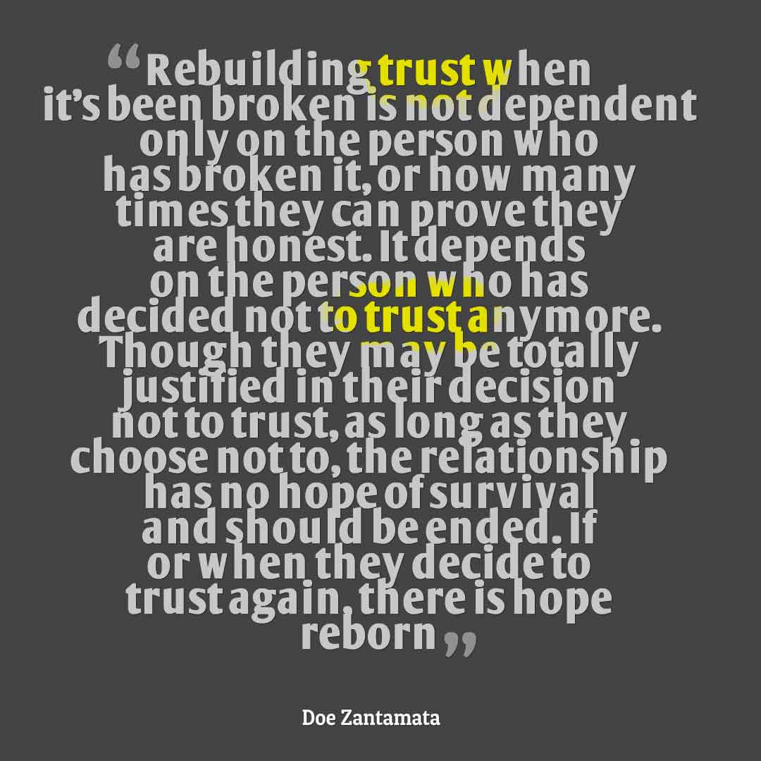Trust In A Relationship Quotes
 Broken Trust Quotes and Saying with