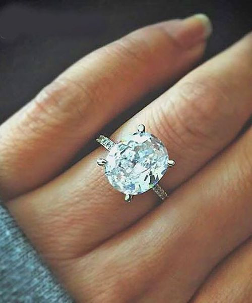Tumblr Wedding Rings
 oval diamond engagement ring
