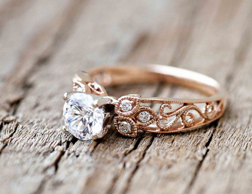 Tumblr Wedding Rings
 rose gold engagement rings