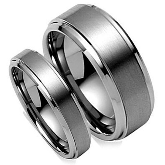 Tungsten Wedding Rings For Her
 Buy Tungsten Wedding Band Wedding Band Set Matching His