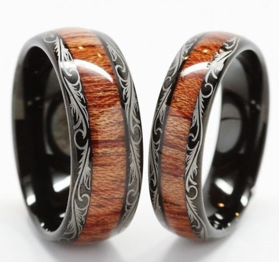 Tungsten Wedding Rings For Her
 Tungsten Wedding BandWedding Band Set MatchingHis by